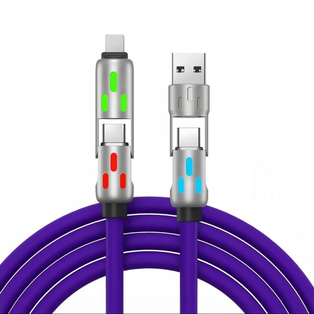 4 in 1 Multi 240W Fast charging cable