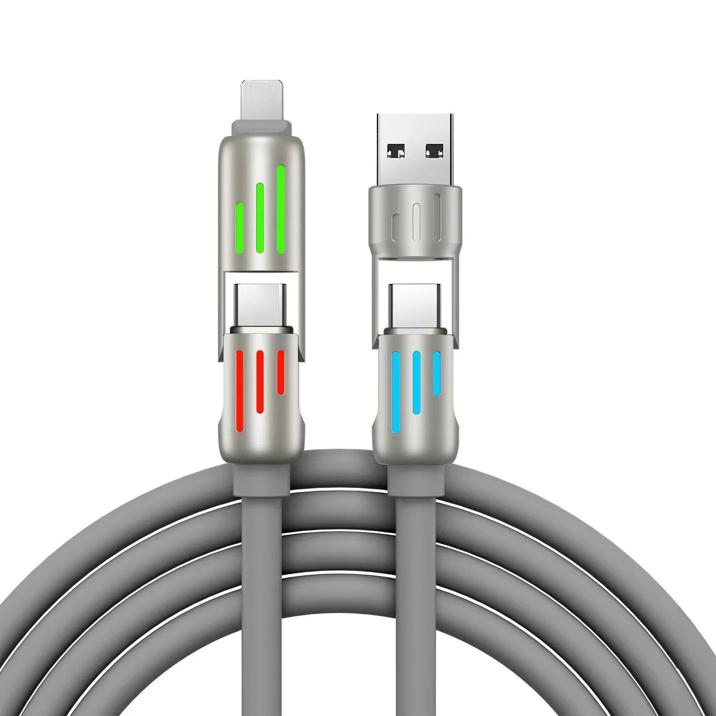4 in 1 Multi 240W Fast charging cable