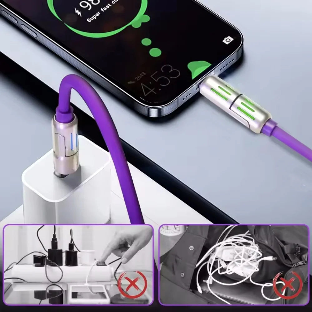 4 in 1 Multi 240W Fast charging cable