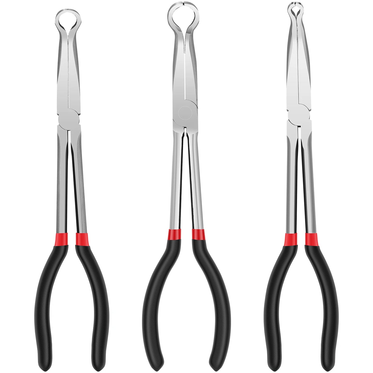 Long Handle - Hose Gripper , Spark Plug Removal , Hose Clamp Pliers Set