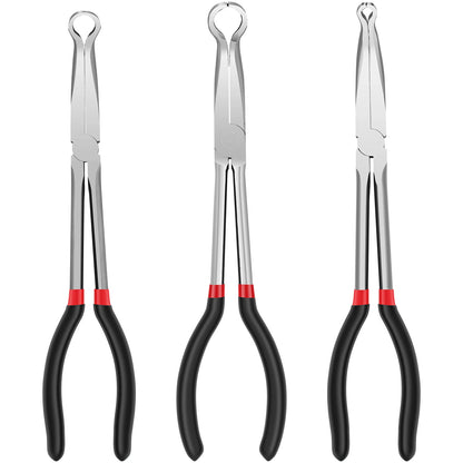 Long Handle - Hose Gripper , Spark Plug Removal , Hose Clamp Pliers Set