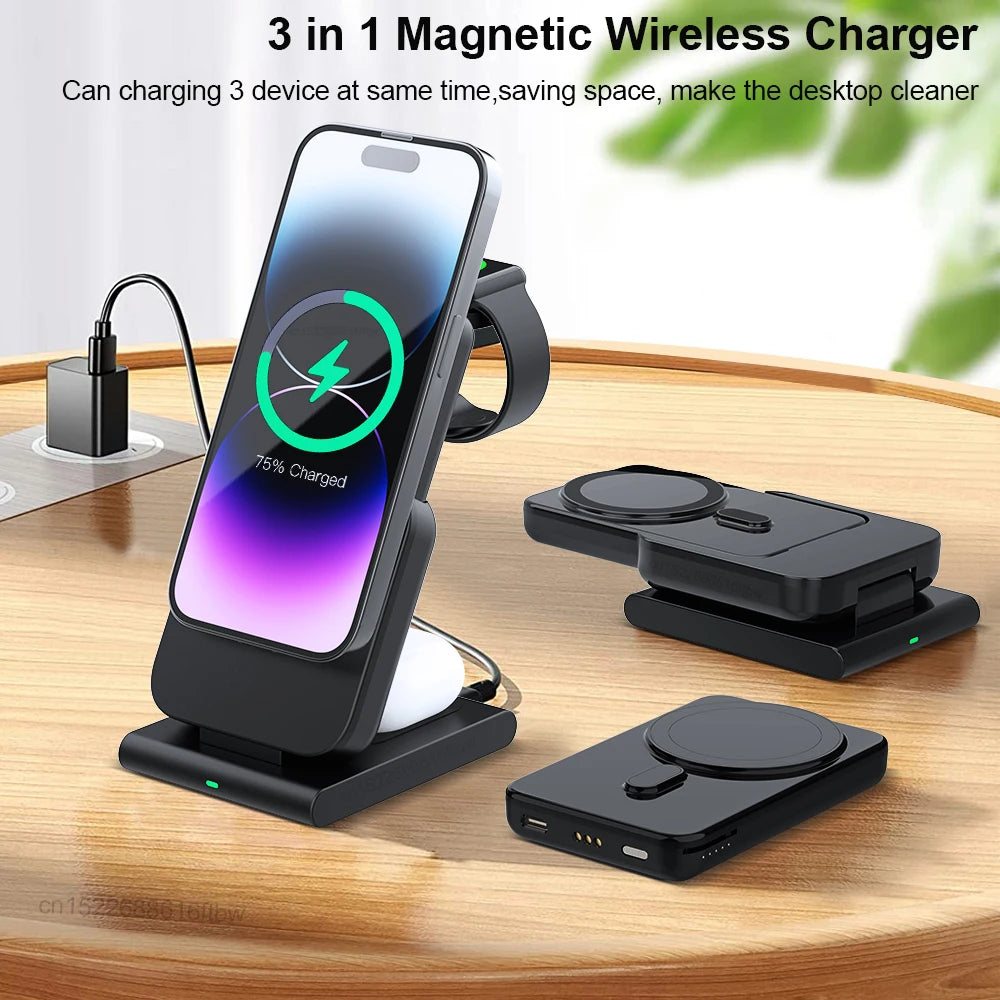 Magnetic Power Bank 3 in 1