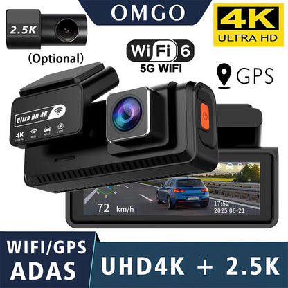 VIRALET Sentinel 4K Dash Cam – WiFi, GPS & 24H Night Vision