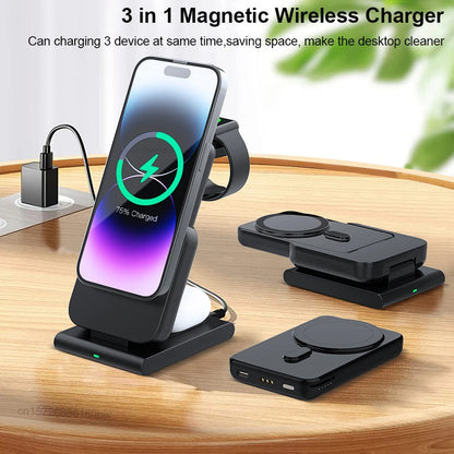 Magnetic Power Bank 3 in 1