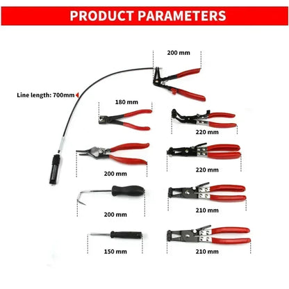 9pcs  Hose Clamp Pliers - Master Set