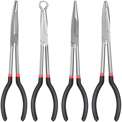 Long Handle - Hose Gripper , Spark Plug Removal , Hose Clamp Pliers Set