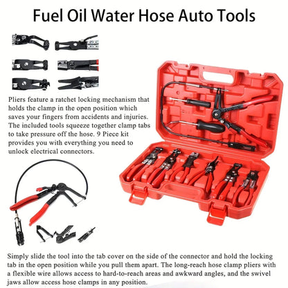 9pcs  Hose Clamp Pliers - Master Set