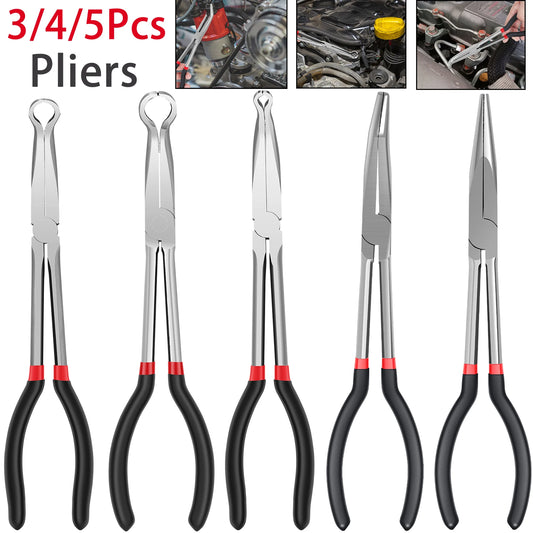 Long Handle - Hose Gripper , Spark Plug Removal , Hose Clamp Pliers Set