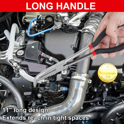 Long Handle - Hose Gripper , Spark Plug Removal , Hose Clamp Pliers Set