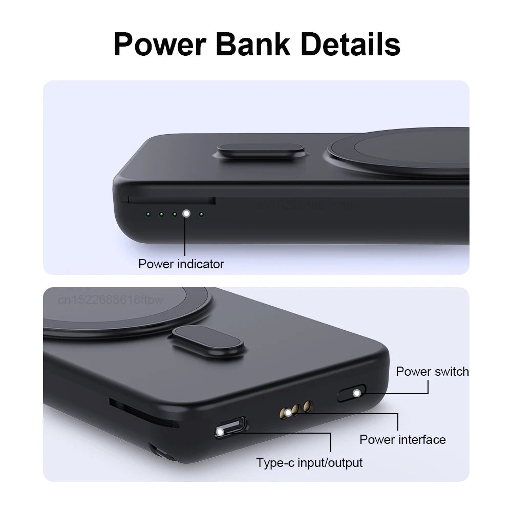 Magnetic Power Bank 3 in 1