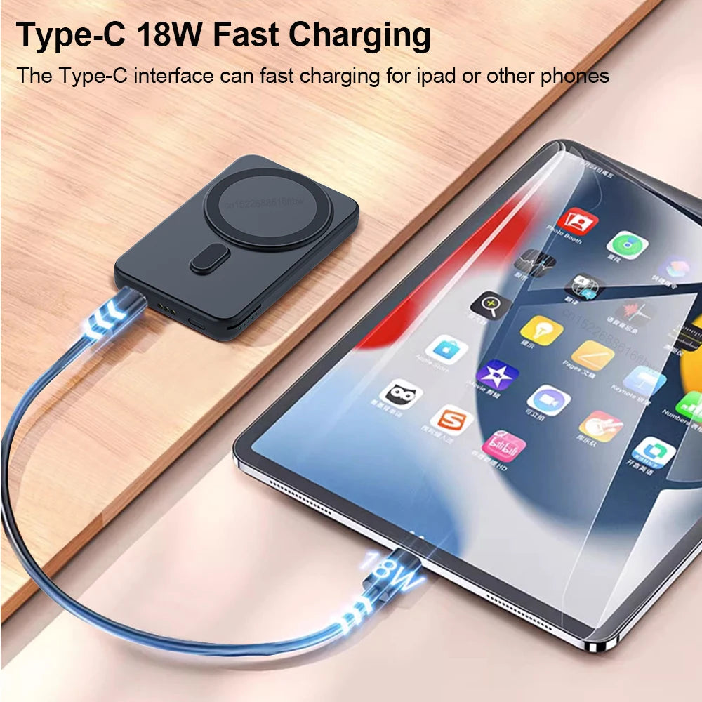 Magnetic Power Bank 3 in 1