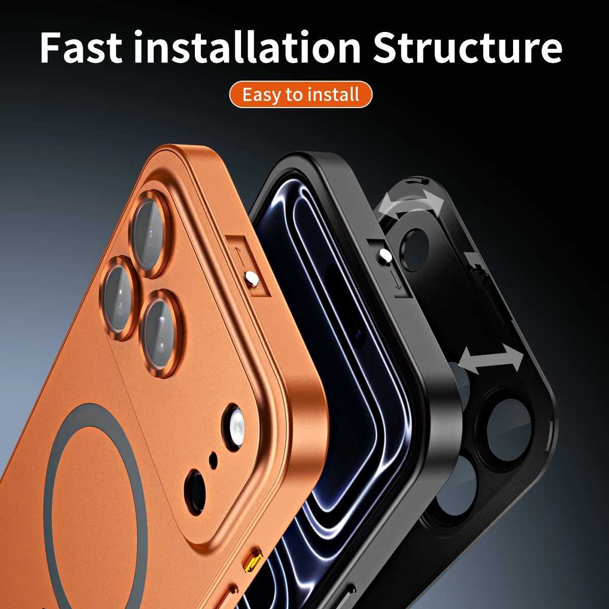 SteelGuard iPhone 17 Case | Metal Bumper Full Body Protection VIRALET SteelGuard iPhone 17 Case | Metal Bumper Full Body Protection VIRALET